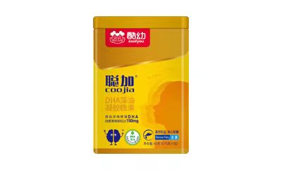 酷幼 聪加DHA藻油凝胶糖果-60粒/盒