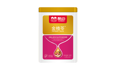 酷幼 低糖山楂鸡内金茯苓凝胶糖果 30粒